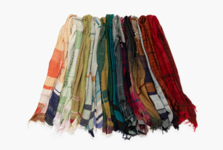 MIDDLE wool70% cotton30% roots shawl 19