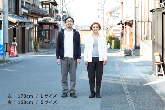 MONPE yohaku 吊り編み裏毛 | 地域とつながるモノづくり | うなぎの