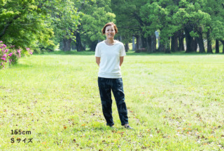 Farmers’ MONPE よつめデザイン カラスの群れ / 高島ちぢみ 手捺染