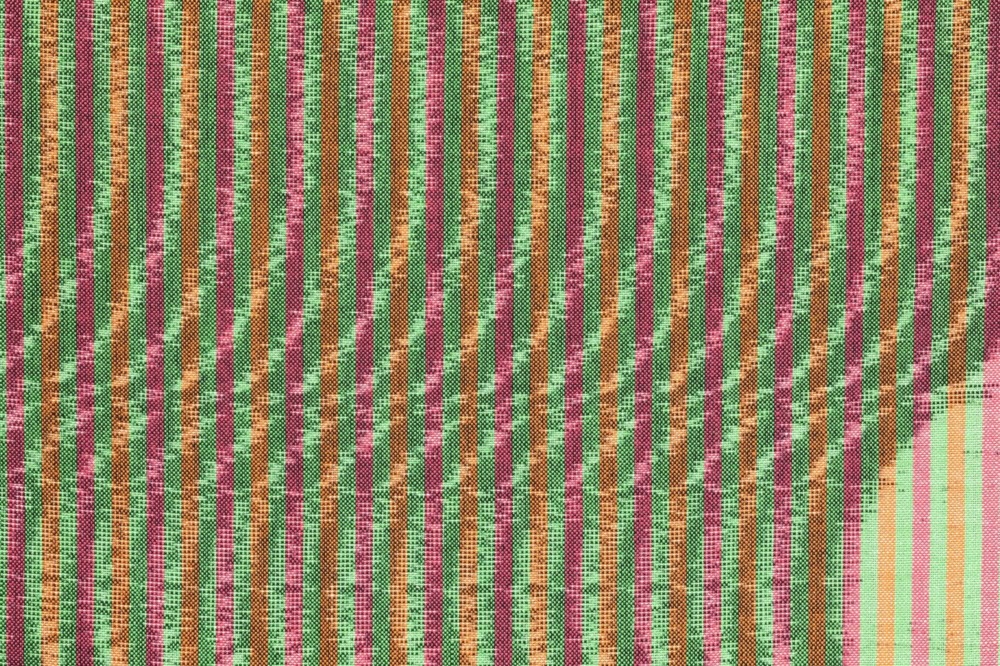 MONPE Hana Mitsui 錯覚の久留米絣 / Colorful Moire オレンジ