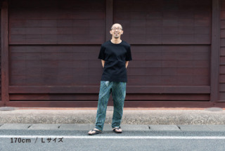 MONPE Hana Mitsui 錯覚の久留米絣 / Colorful Moire ブルー