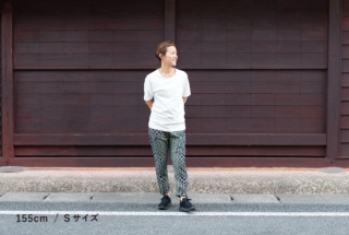 MONPE Hana Mitsui 錯覚の久留米絣 / Blurring Checker ブラック