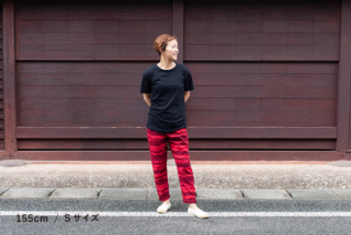 MONPE WhO あべこべボーダー レッド