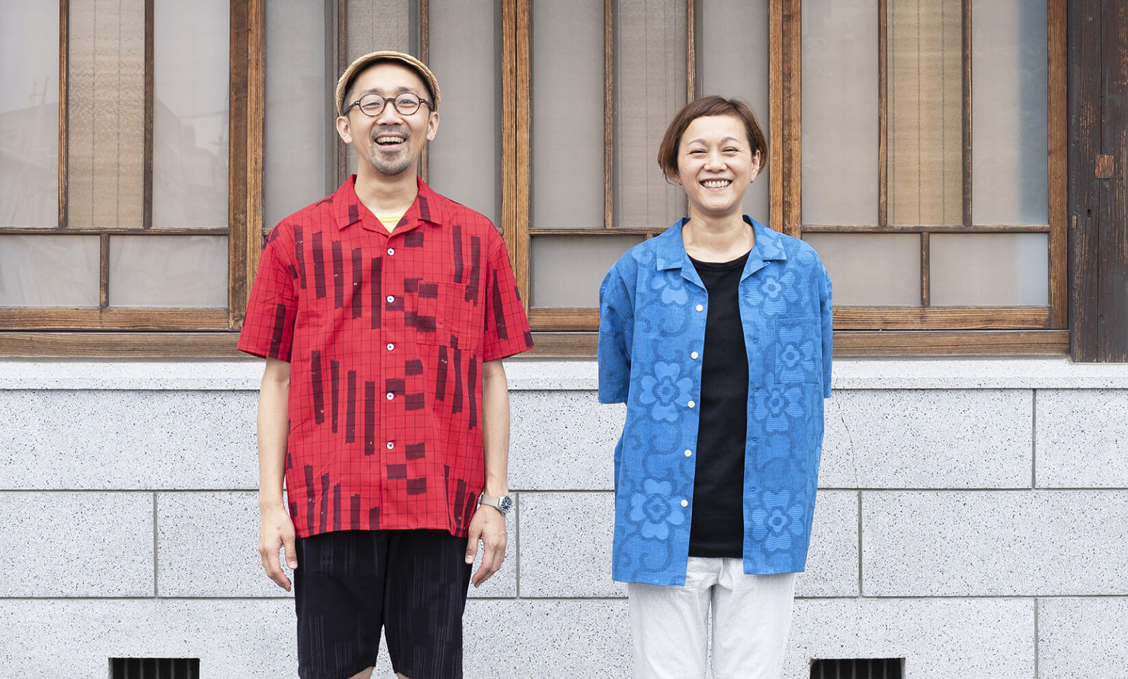【新登場】涼しさを真夏に体！久留米絣 開襟シャツ
