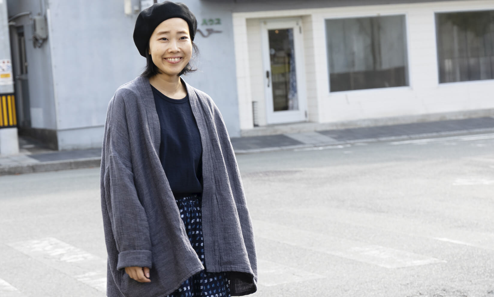 HAORIをサッと羽織ってお出かけ