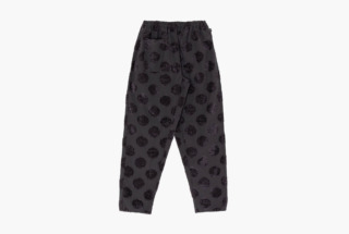 Farmers’ MONPE 桐生 カットジャガード ドット柄 グレー