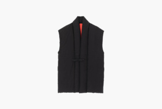 久留米絣Muji ポンチョ ブラック