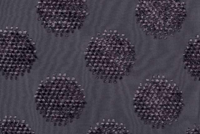 Farmers' MONPE 桐生 カットジャガード ドット柄 グレー | 商品一覧