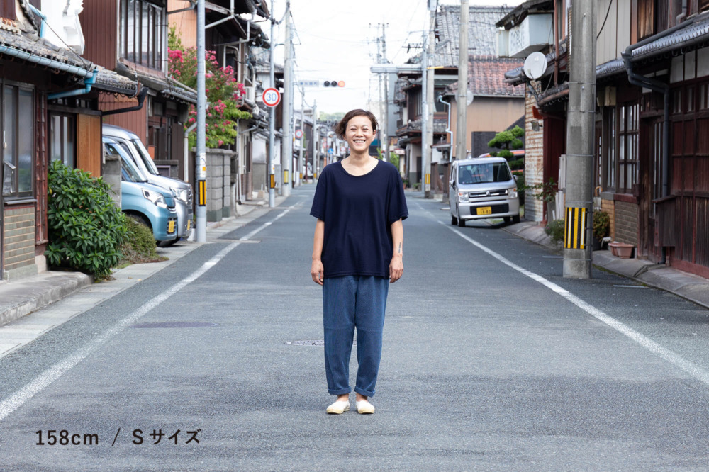 Farmers’ MONPE サイセーズ 遠州 ネイビー 《綿》