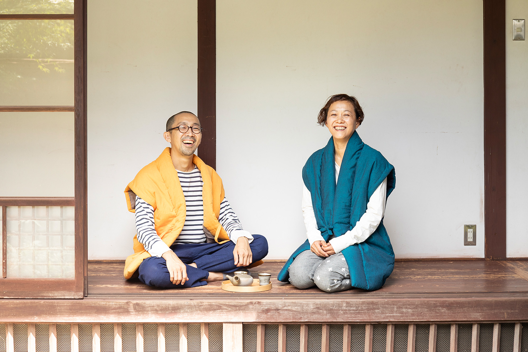 新商品】 久留米絣Muji ポンチョ | おしらせ | 地域文化商社 うなぎの寝床