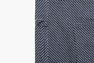 HAORI SHORT 刺子花織 紺/白