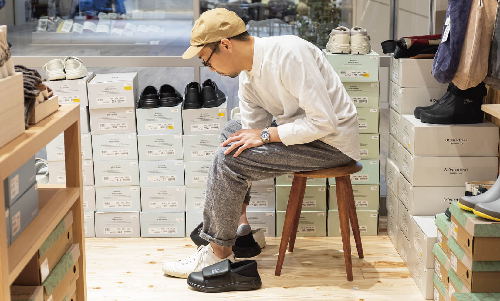 秋冬シーズンに穿きたい、綿モールのMONPE