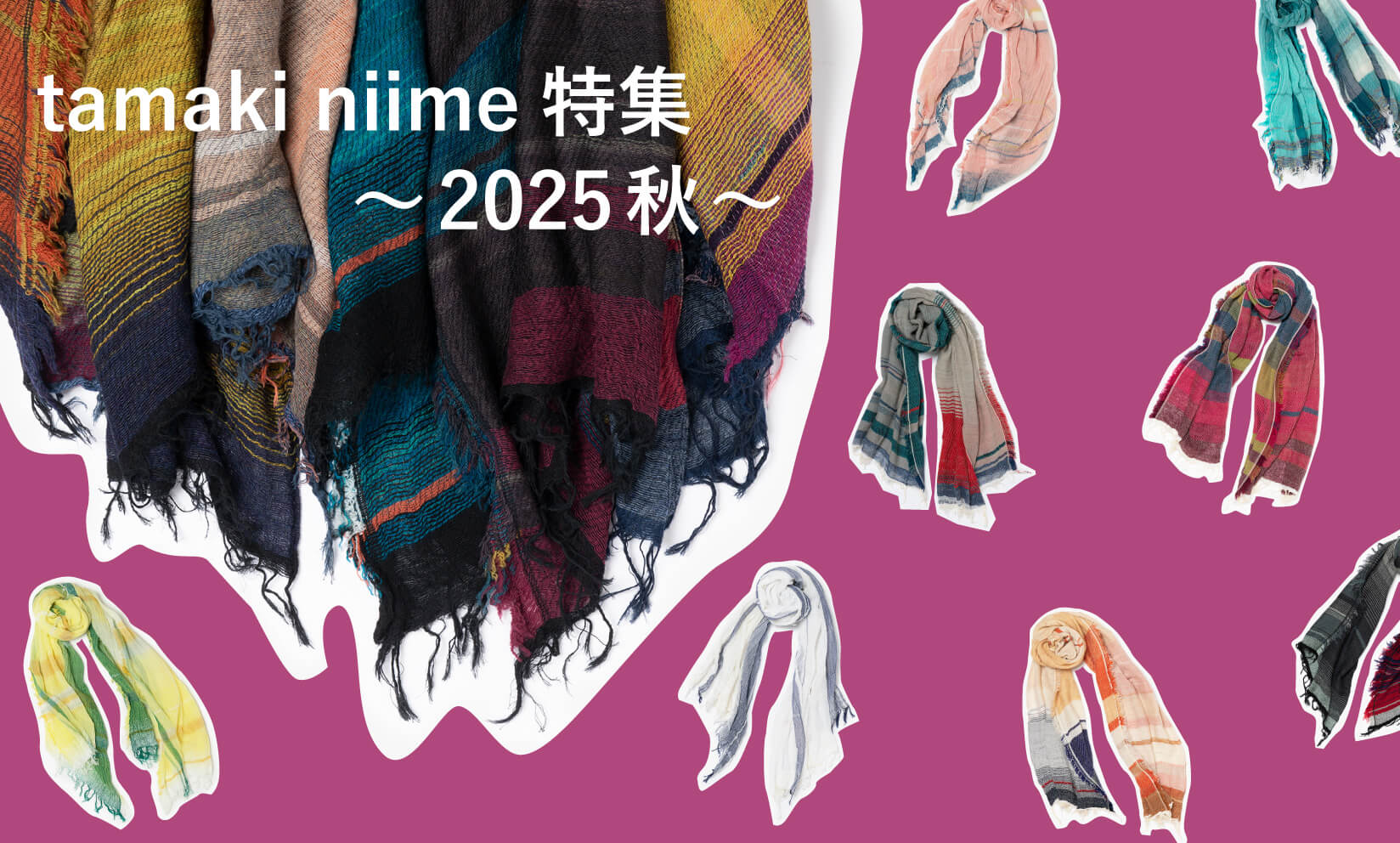 【八女 / 博多】 tamaki niime 特集 ～ 2025 秋 ～(10/16スタート)