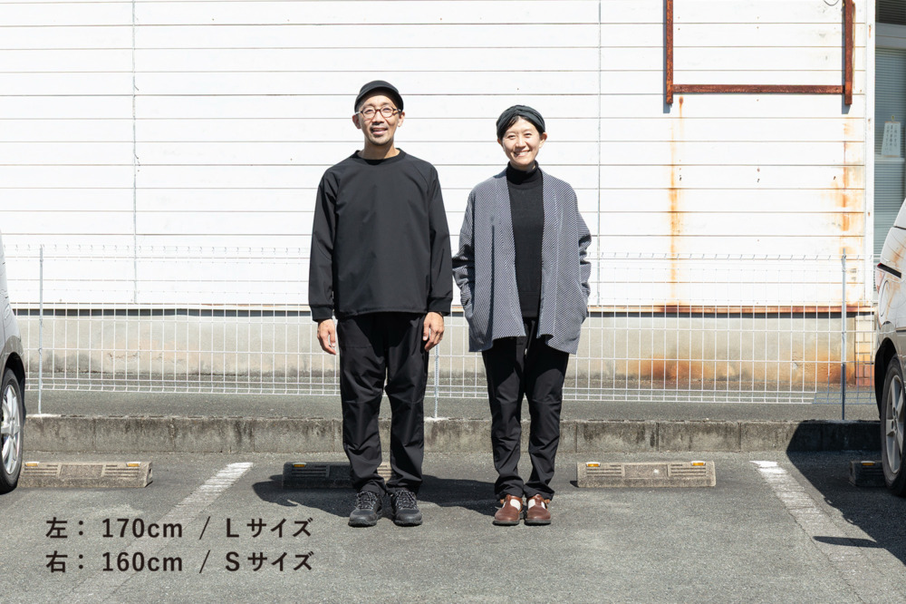 MONPE 福井 化繊ストレッチ ブラック
