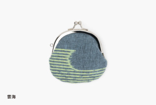 新・久留米絣がま口 2.6寸　注染・たて絣・よこ絣・たてよこ絣