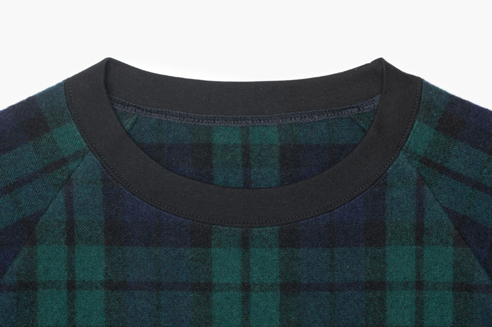 プルオーバー 尾州 ブラックウォッチ