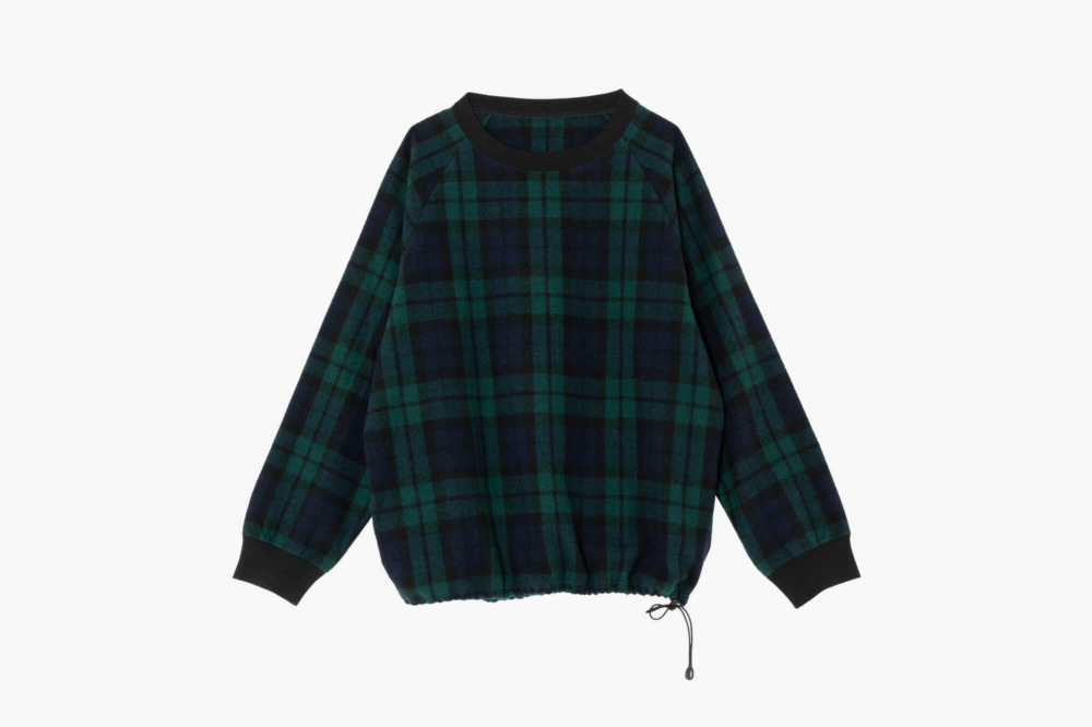 プルオーバー 尾州 ブラックウォッチ