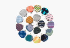 【新柄追加】 久留米絣がま口