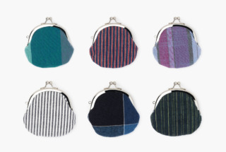 新・久留米絣がま口 2.6寸 無地・縞・チェック