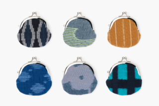 新・久留米絣がま口 2.6寸　注染・たて絣・よこ絣・たてよこ絣