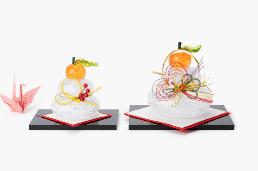 【新商品】ガラスの鏡餅