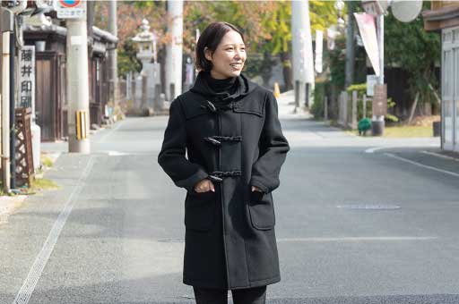 日本の毛織物産地から届けるblanketのコート「blanket」