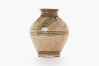 栗田荘平　白掛布引大壺