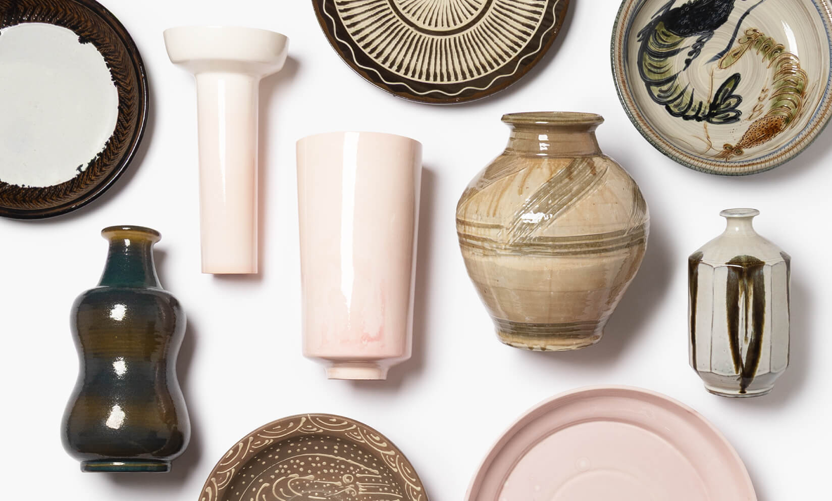 【大皿・オブジェ】存在感のある大皿や壺など