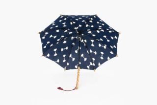 ツタエノヒガサ 久留米絣(手織・藍染) 経緯絣