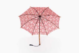 ツタエノヒガサ 久留米絣(機械織・化染) 緯絣