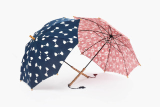 ツタエノヒガサ 久留米絣(手織・藍染) 経緯絣