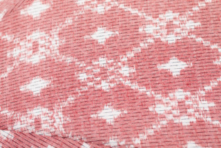 ツタエノヒガサ 久留米絣(機械織・化染) 緯絣