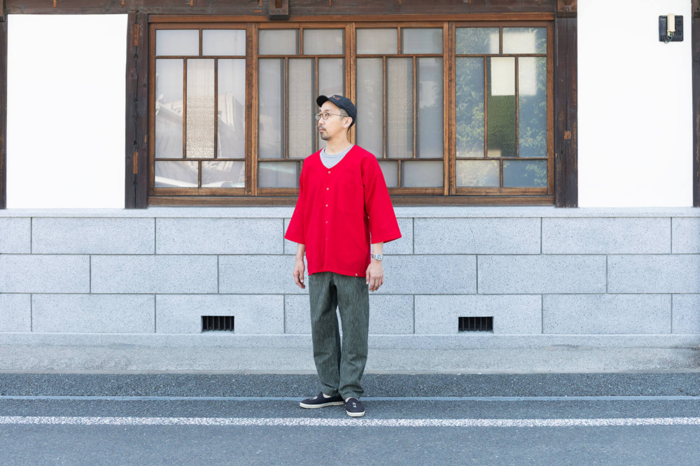 ダボシャツ 久留米絣 MUJI