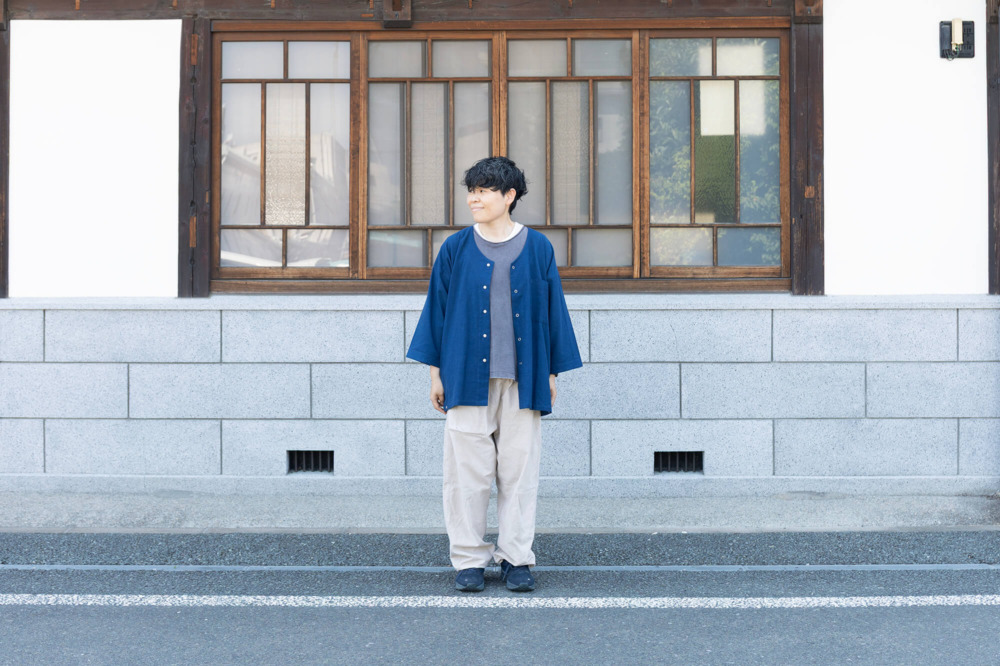ダボシャツ 久留米絣 MUJI