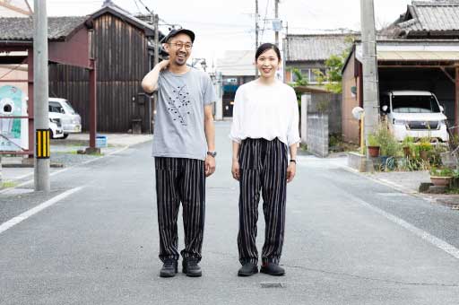 味わい深い縞柄「注染縞しじら」