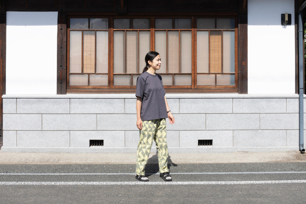 久米繊維Xうなぎの寝床 もんペアTシャツ
