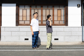久米繊維Xうなぎの寝床 もんペアTシャツ