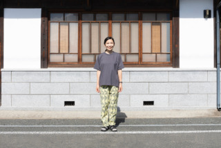 久米繊維Xうなぎの寝床 もんペアTシャツ