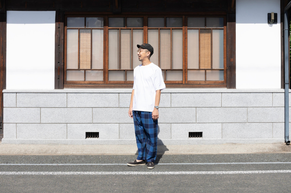 久米繊維Xうなぎの寝床 もんペアTシャツ