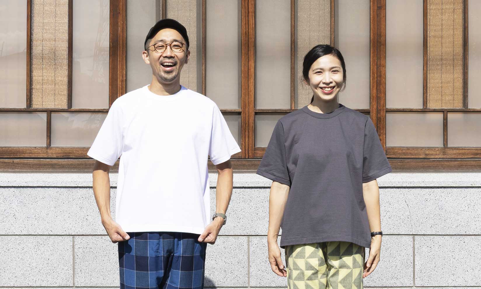 【2色展開】MONPEに合わせて選ぶ、久米繊維×うなぎの寝床のTシャツ