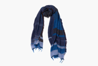 MIDDLE wool70% cotton30% roots shawl 1