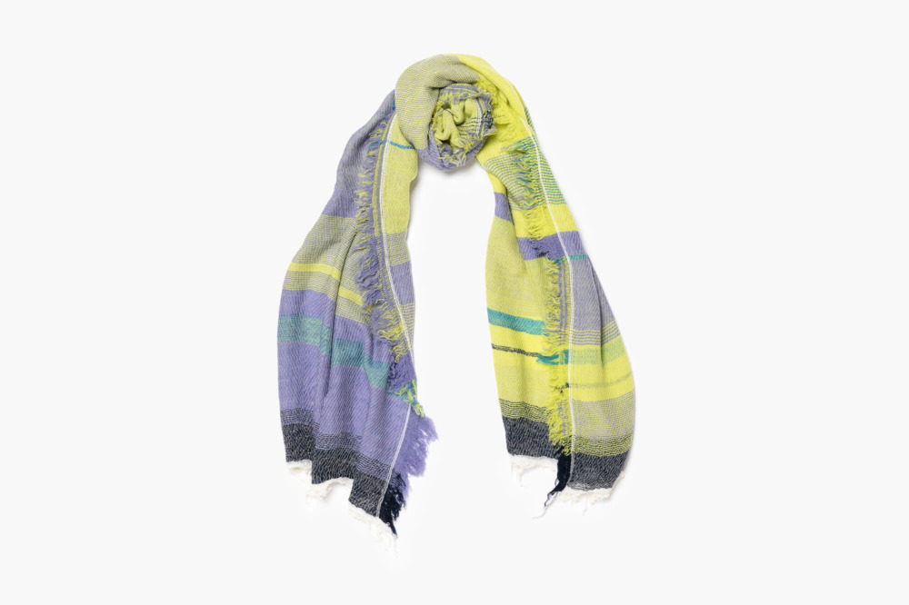 MIDDLE wool70% cotton30% roots shawl 3