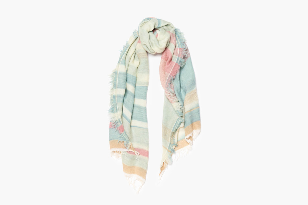 MIDDLE wool70% cotton30% roots shawl 4