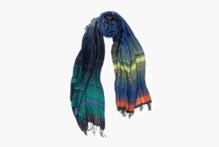 MIDDLE wool70% cotton30% roots shawl 8